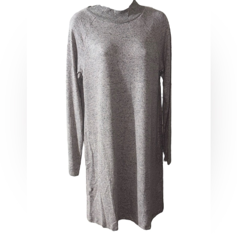 NWT On Gossamer Gray Long Sleep Sleeve Knit Dress, Size Small